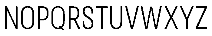 RSTReactorSans CndExtraLight Instance Font UPPERCASE