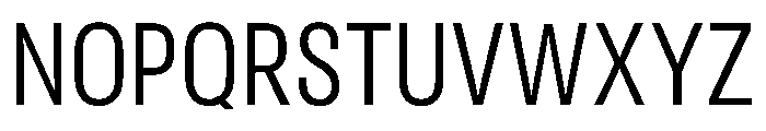 RSTReactorSans CndLight Instance Font UPPERCASE