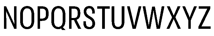 RSTReactorSans CndRegular Instance Font UPPERCASE