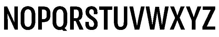 RSTReactorSans CndSemiBold Instance Font UPPERCASE