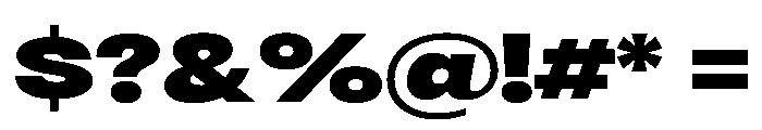 RSTReactorSans ExpBlack Instance Font OTHER CHARS