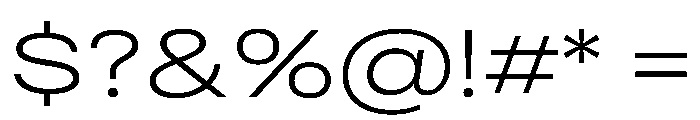 RSTReactorSans ExpExtraLight Instance Font OTHER CHARS