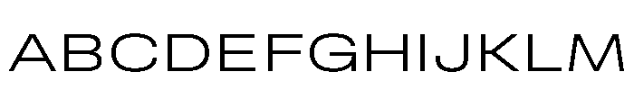 RSTReactorSans ExpLight Instance Font UPPERCASE