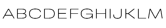 RSTReactorSans ExpThin Instance Font UPPERCASE