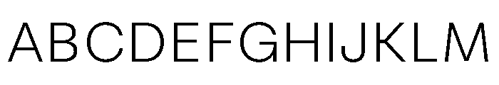 RSTReactorSans ExtraLight Instance Font UPPERCASE
