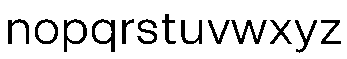 RSTReactorSans Light Instance Font LOWERCASE