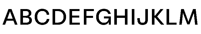 RSTReactorSans Medium Instance Font UPPERCASE