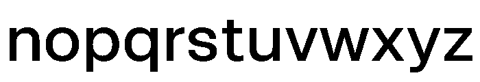RSTReactorSans Medium Instance Font LOWERCASE