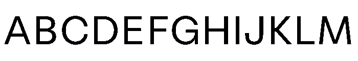 RSTReactorSans Regular Instance Font UPPERCASE
