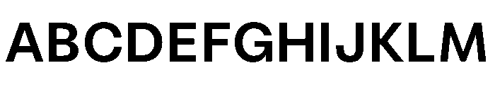 RSTReactorSans SemiBold Instance Font UPPERCASE