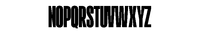 RSTReactorSans XCndBlack Instance Font UPPERCASE