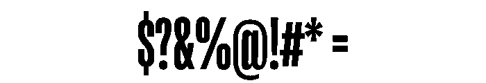 RSTReactorSans XCndBold Instance Font OTHER CHARS