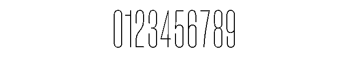 RSTReactorSans XCndHairline Instance Font OTHER CHARS