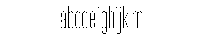 RSTReactorSans XCndHairline Instance FONT