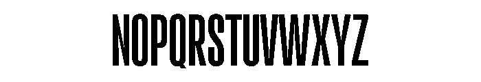 RSTReactorSans XCndSemiBold Instance Font UPPERCASE