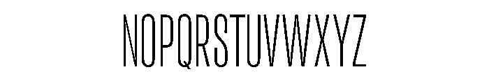 RSTReactorSans XCndThin Instance Font UPPERCASE