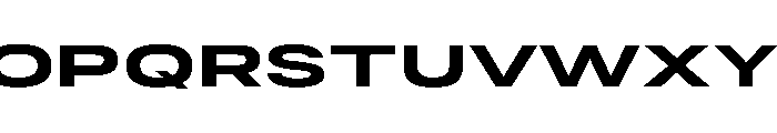 RSTReactorSans XExpBold Instance Font UPPERCASE