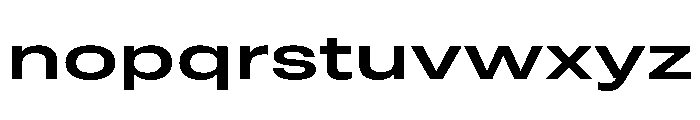 RSTReactorSans XExpSemiBold Instance Font LOWERCASE