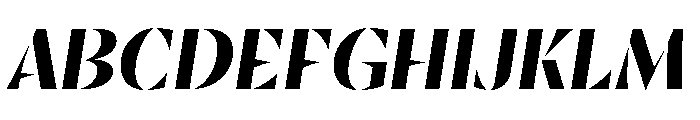 RSTResolut Bold Instance Font UPPERCASE
