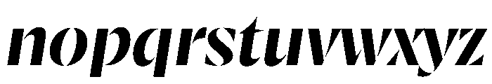 RSTResolut Bold Instance Font LOWERCASE