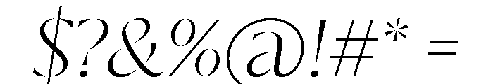 RSTResolut ClassicLight Instance Font OTHER CHARS