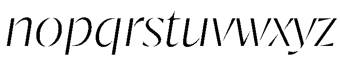 RSTResolut ClassicLight Instance Font LOWERCASE