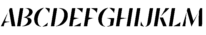 RSTResolut ClassicMedium Instance Font UPPERCASE