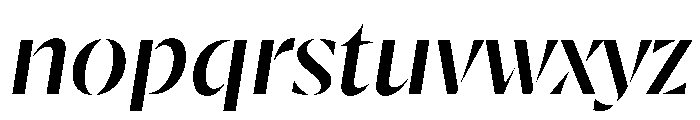 RSTResolut ClassicMedium Instance Font LOWERCASE