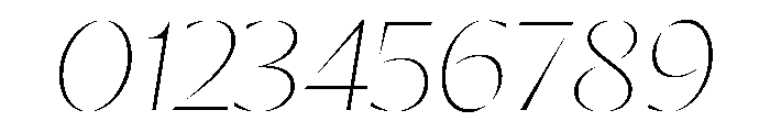 RSTResolut ClassicThin Instance Font OTHER CHARS
