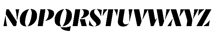 RSTResolut ExBold Instance Font UPPERCASE