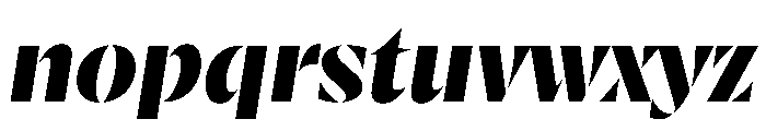 RSTResolut ExBold Instance Font LOWERCASE