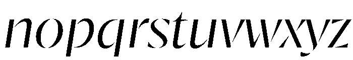 RSTResolut Regular Instance Font LOWERCASE