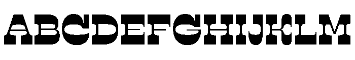 RSTSilvestre BluntBold Instance Font UPPERCASE