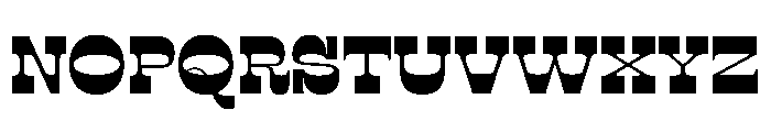 RSTSilvestre BluntBold Instance Font UPPERCASE