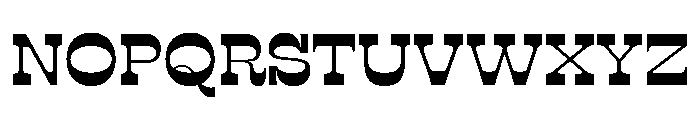 RSTSilvestre BluntMedium Instance Font UPPERCASE