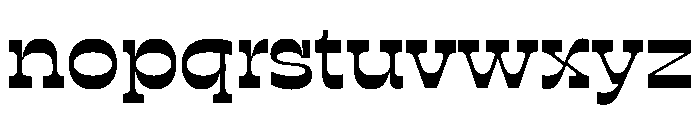 RSTSilvestre BluntMedium Instance Font LOWERCASE