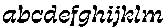 RSTSilvestre BluntMediumItalic Instance FONT