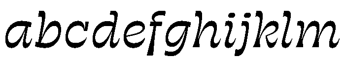RSTSilvestre BluntRegularItalic Instance FONT