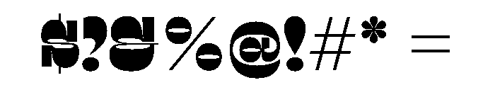 RSTSilvestre BluntUltra Instance Font OTHER CHARS