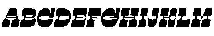 RSTSilvestre BluntUltraItalic Instance Font UPPERCASE
