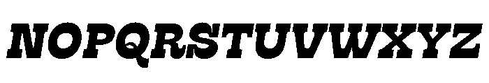 RSTSilvestre HardBlackItalic Instance Font UPPERCASE