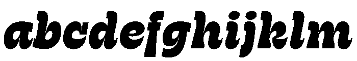 RSTSilvestre HardBlackItalic Instance FONT