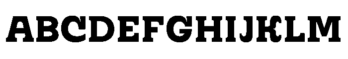 RSTSilvestre HardBold Instance Font UPPERCASE
