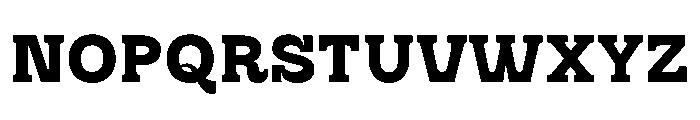 RSTSilvestre HardBold Instance Font UPPERCASE