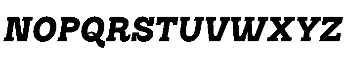 RSTSilvestre HardBoldItalic Instance Font UPPERCASE