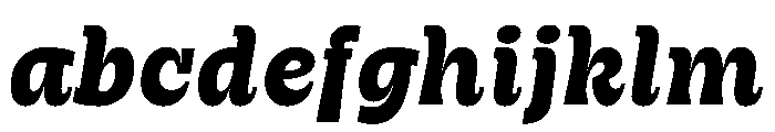 RSTSilvestre HardBoldItalic Instance FONT