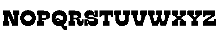 RSTSilvestre HardExtraBlack Instance Font UPPERCASE