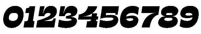 RSTSilvestre HardExtraBlackItalic Instance Font OTHER CHARS