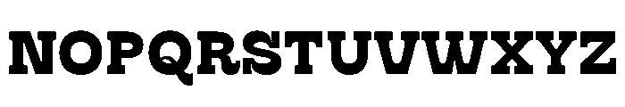 RSTSilvestre HardExtraBold Instance Font UPPERCASE
