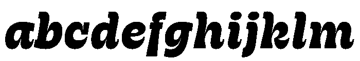 RSTSilvestre HardExtraBoldItalic Instance FONT